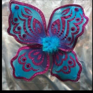 Wings turquoise and purple